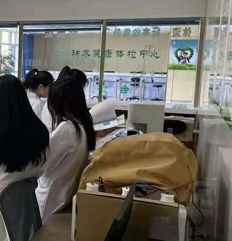 全自动阴道分泌物91视频在线看器厂家走进神木市体检中心